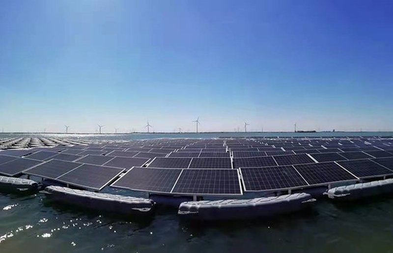 Huaneng Power International drijvende zonnepanelen